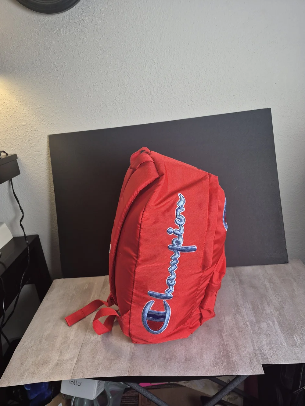 Champion Red Backpack with Embroidered C Logo. New!